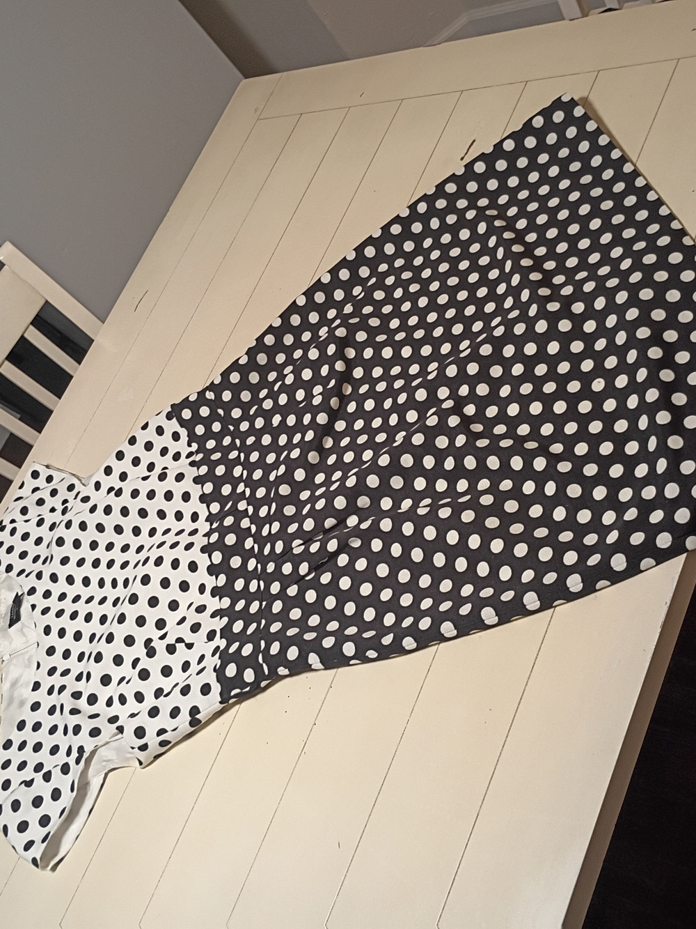 Vintage Tahari Arthur S. Levine Petite Black and White Polka Dot Sheath Dress